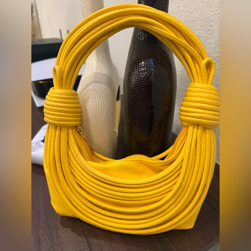 Yellow Women’s Fashion Bag - Sleek Statement Handbag